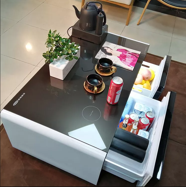 EBLD Smart Coffee Table with Mini Fridge, Bluetooth Speaker and USB Ch –  EBLDStore